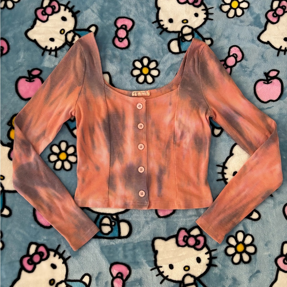 Miss love crop sweater